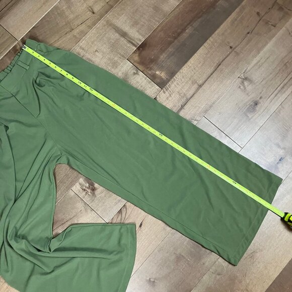 Halara Women’s Size XL Reg Green Stretch Elastic Straight Leg Pants NWT! - Picture 9 of 12